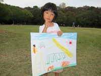 秋の浜松城公園写生会