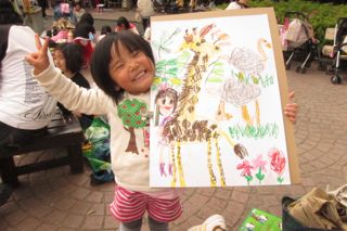 春の浜松市動物園写生大会