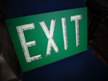 exit sign