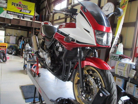 ＣＢ４００ＳＢ　車検