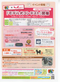 3月、愛犬と遊園地で遊ぶ！
