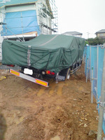 雨の日の現場