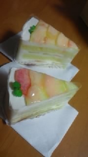 リープリングさんのケーキでお祝い☆ 2011/06/11 20:43:50