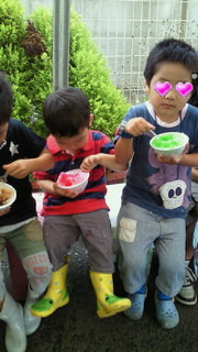 園田幼稚園のバザーに！ 2012/07/07 16:32:59