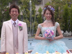 結婚式に行ってきました♪