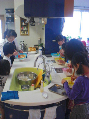 人参のフィナンシェ ＊　子供食育講座