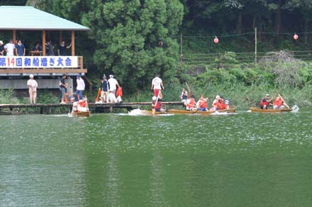 野守まつり　和船漕ぎ大会