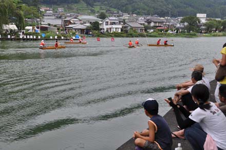 野守まつり　和船漕ぎ大会