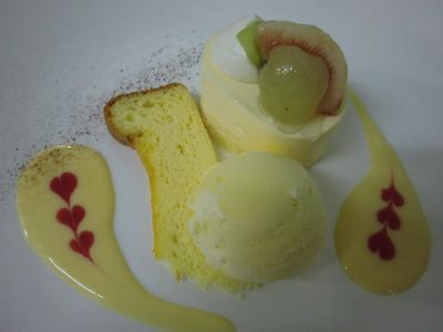 ランチにキャビアが入っちゃいました