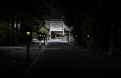 早朝の癒し　小國神社