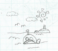 海はヒロイな～