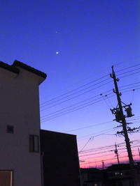 金星　月　木星 2012/03/26 18:44:08