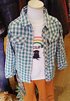 ☆FOキッズ☆チェックシャツ入荷♪