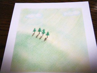 パステル和アートへ体験