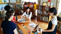 「手しごと教室」楽しかったです♪フラッグガーランド作り