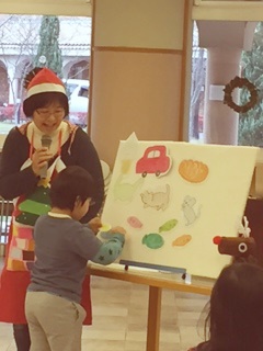 ぞうさんの会のクリスマス会でおはなし会♪ 在宅医療ケアのある子をもつ親の会