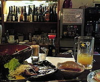 藤枝の居酒屋にて 2008/12/03 00:58:26