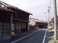 城下の町並み