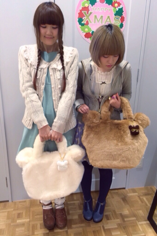 ☆ネコ型＆クマ型ファーBag☆ l franche lippee