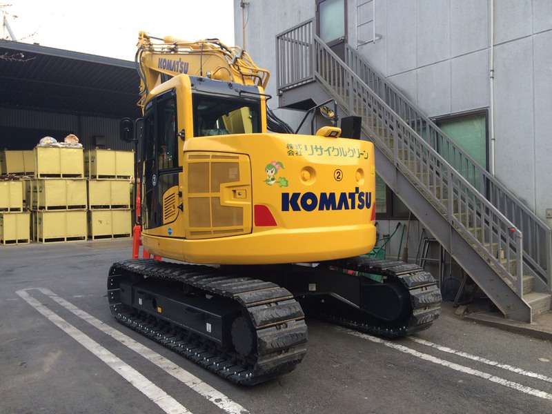 新型バックホウ導入
