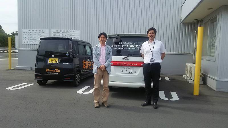 先日、はまぞう様が工場見学に見えました。