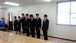 新入社員　入社式