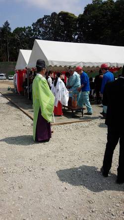 袋井工場　祈願祭