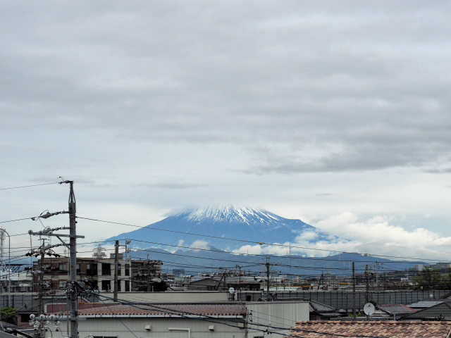 2016年4月14日の富士山　　自宅