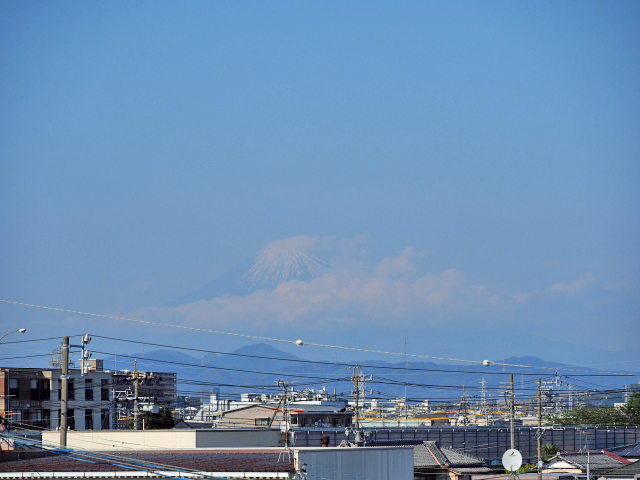 2016年4月30日の富士山　　自宅