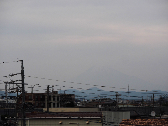 2016年5月1日の富士山　　自宅
