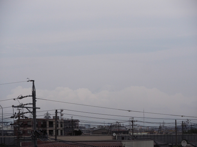 2016年5月3日の富士山　　自宅