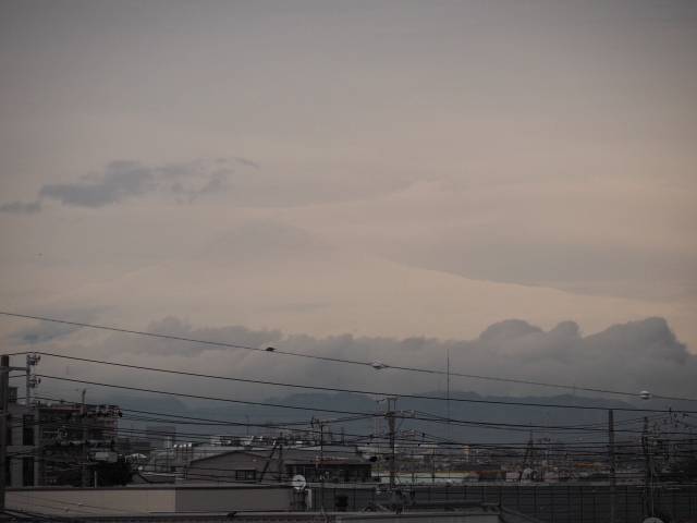 2016年5月11日の富士山　　自宅