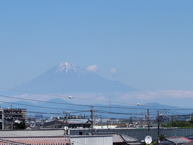 2016年5月13日の富士山　　自宅