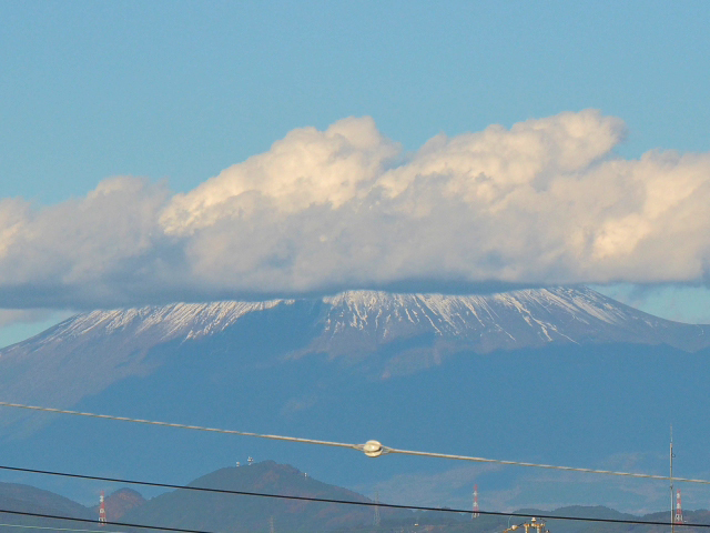 2016年12月23日の富士山　　自宅