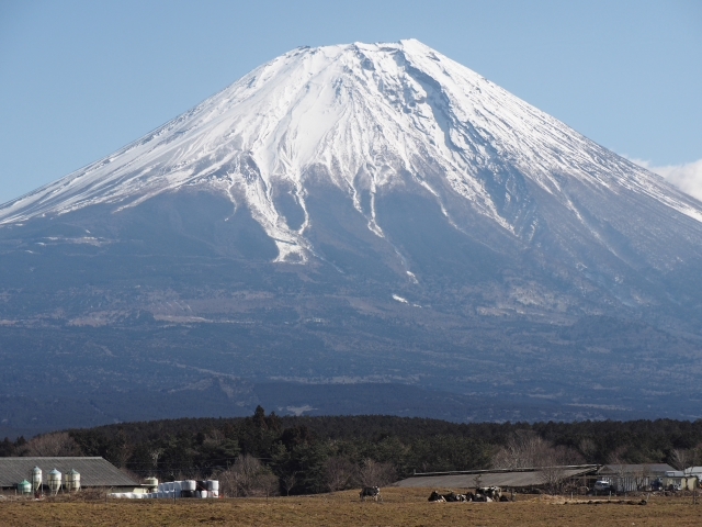 2017年2月8日の富士山　　ドライブの合間・・・