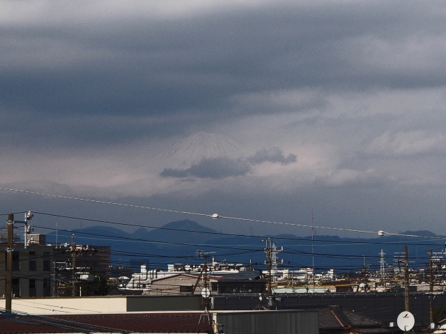 2017年3月25日の富士山　　自宅
