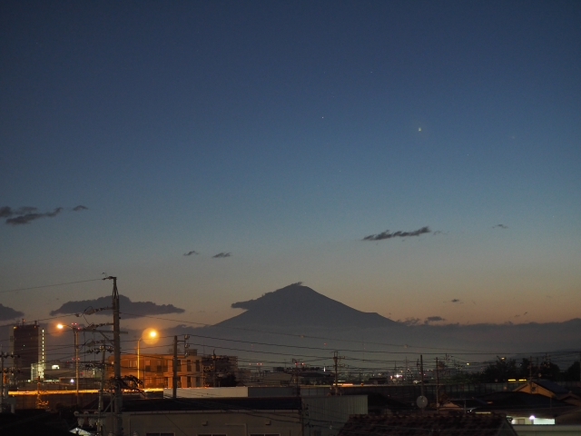 2017年5月11日の富士山　　自宅
