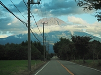 2017年10月4日の富士山　　朝霧高原
