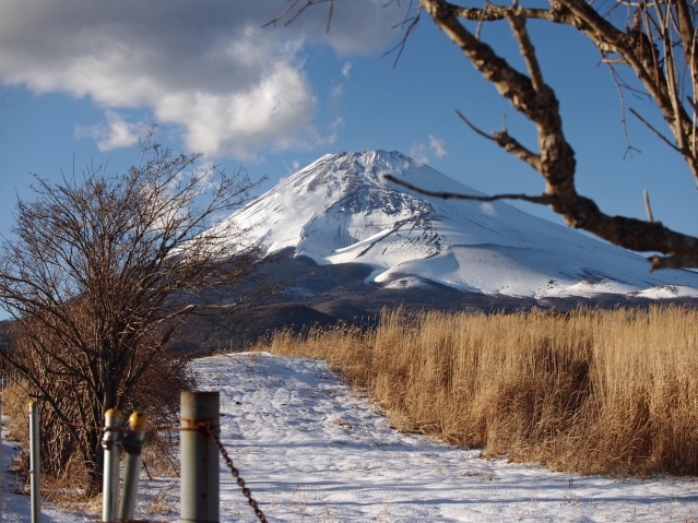 2018年1月25日の富士山　　十里木