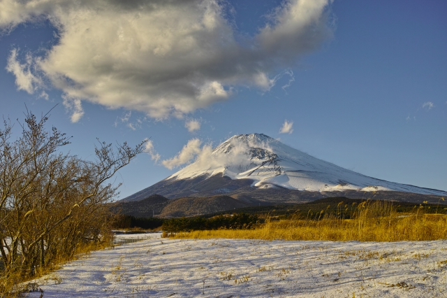 2018年1月25日の富士山　　十里木