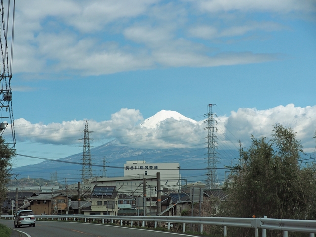 2018年3月23日の富士山　　富士市