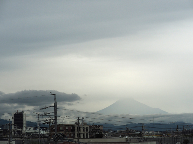 2018年9月27日の富士山　　自宅