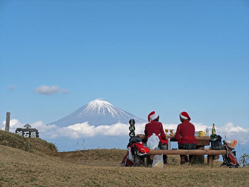 2022年12月9日の富士山　　　浜石岳