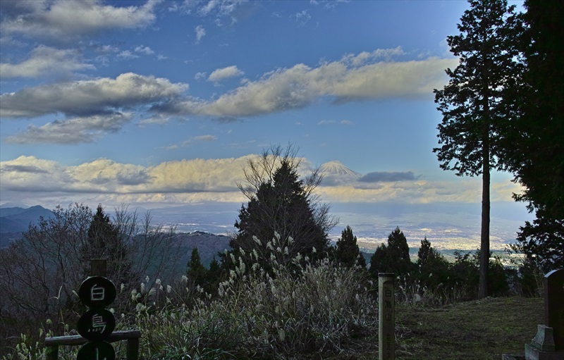 2022年12月9日の富士山　　　白鳥山