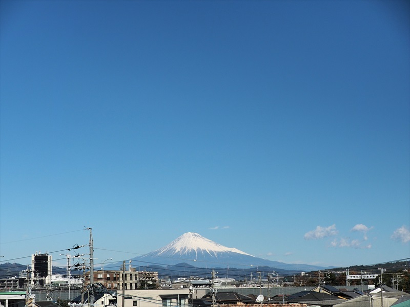 2022年12月25日の富士山　　　自宅