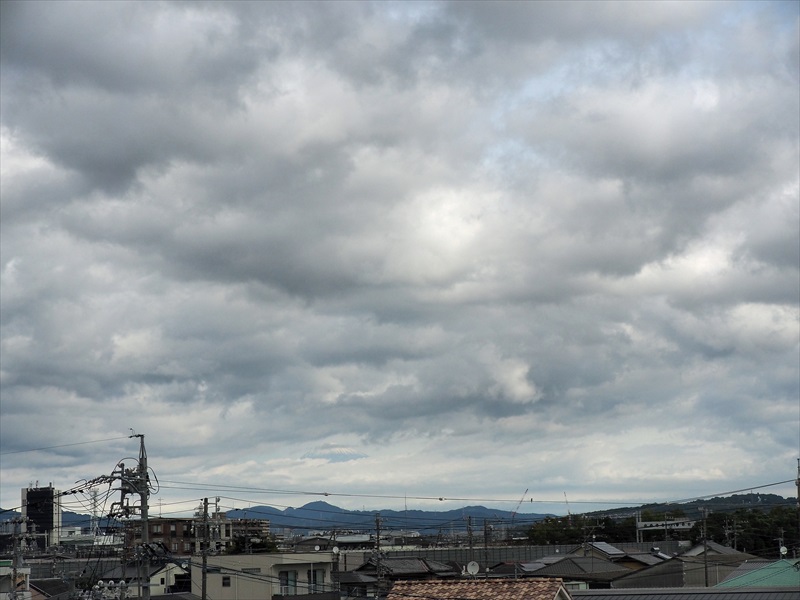 2023年11月11日の富士山　　　　自宅