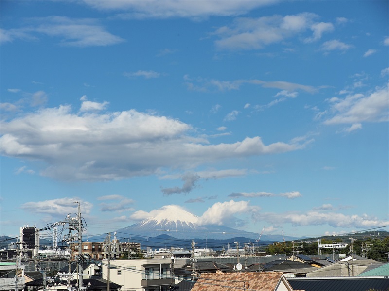 2023年11月13日の富士山　　　自宅