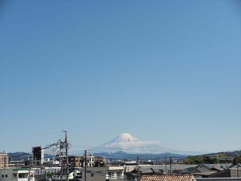 2024年4月10日の富士山　　　自宅