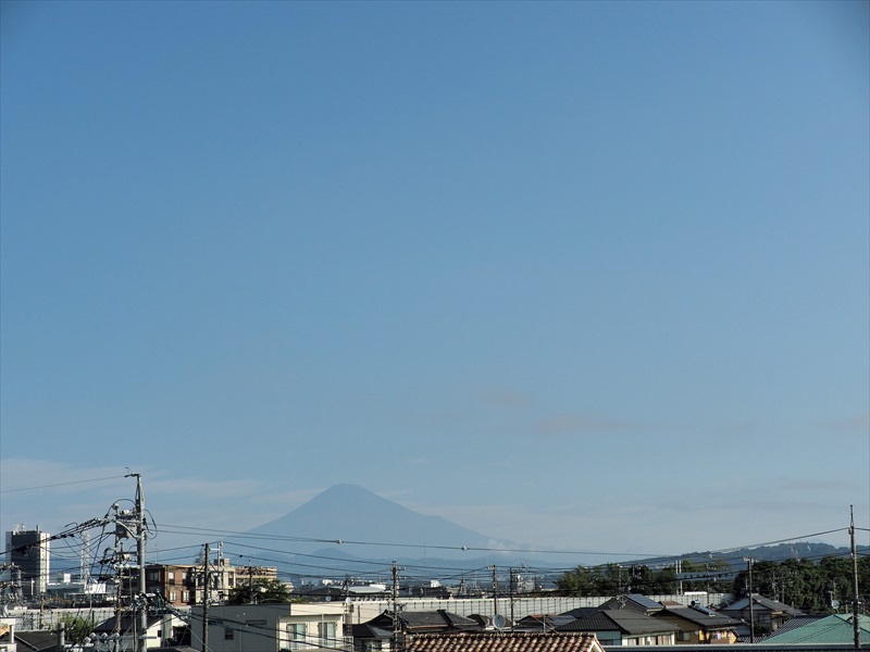 2024年10月24日の富士山　　　自宅