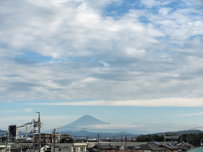 2024年10月27日の富士山　　　自宅